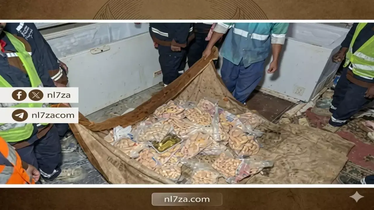 إتلاف 5 أطنان حلويات فاسدة داخل بدروم مظلم في مدينة جدة
